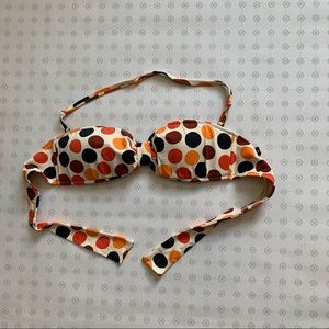 Tie-back swim top made in Italy Size 32-34 Cup A-B